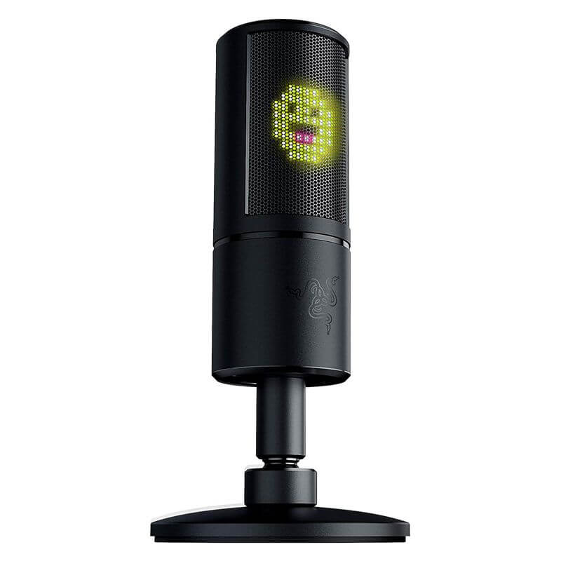 Razer Seiren Emote Cardioid Condenser Desktop Microphone w/ 8-Bit LED Display