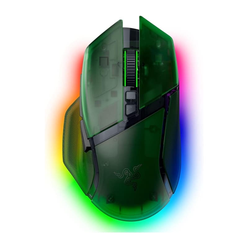 Razer Basilisk V3 Pro 35k Ergonomic Wireless Gaming Mouse - Phantom Green
